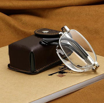 Ultra-simple Reading Glasses Stylish Rotating Round Focus